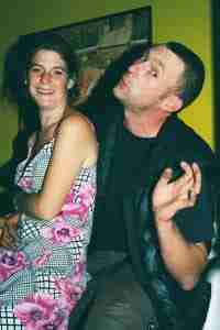 Glastonbury GIGL Alien Party Freya and Our Gary