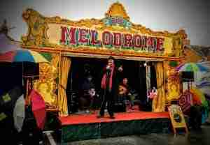 The Melodrome Stage at Glastonbury Frost Fayre 2018