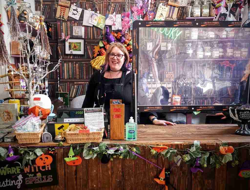 The Wonky Broomstick Shop in Glastonbury